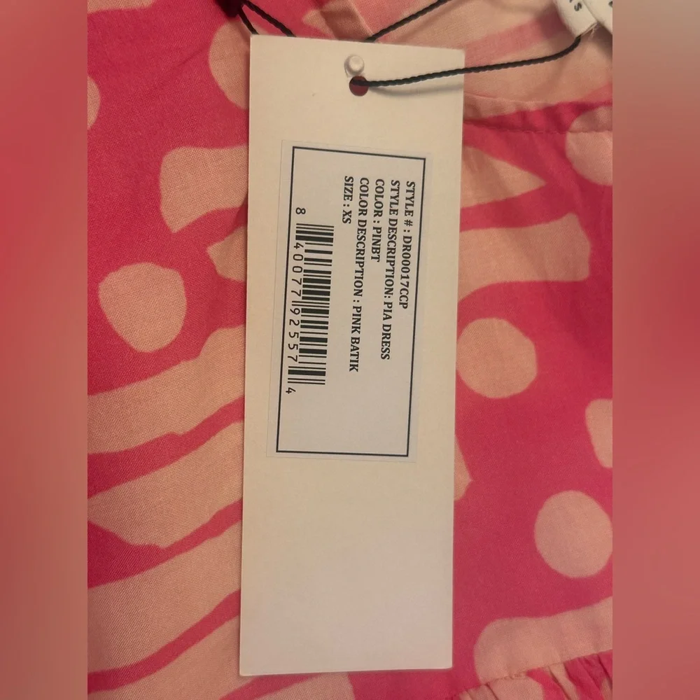 RHODE Pink and White Mini Dress - Picture 4 of 4